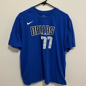 Used Nike Dallas Mavericks Luka Doncic Short Sleeve Shirt Size XXL